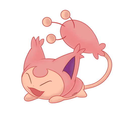 craftie-cult:  i drew a skitty! (it’s transparent!)  reblogs are appreciated 