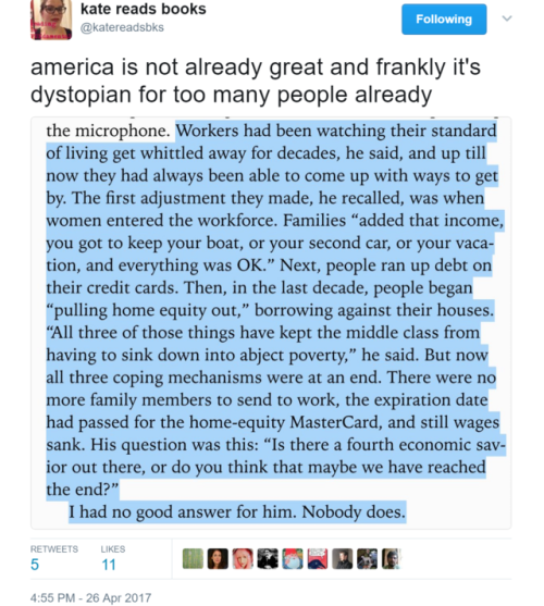 berniesrevolution:  Oh wow, that last one… (Thread Link) (Book Link)  Fucking THIS.This goddamned book needs to be bludgeoned over the heads of every damned Democrat in the country until they read it. 