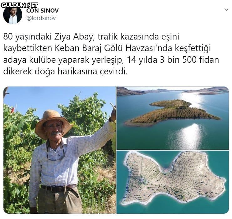 80 yaşındaki Ziya Abay,...