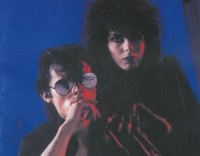 welcome-foolishmortals:  mermen-of-the-lea:  Andrew Eldritch &amp; Particia MorrisonFloodland