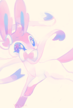 miintifresh: sylveon &lt;33 you can help support me at patreon! 