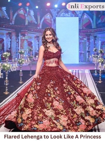 Flared Lehenga to Look Like A Princess