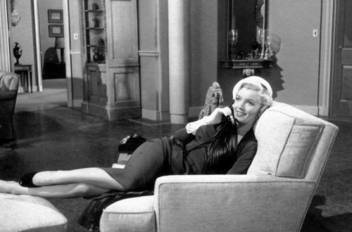 Marilyn Monroe in a scene from How to Marry a Millionaire, 1953.