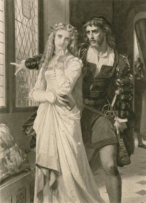 enchantedbook - Hamlet and Ophelia - Hugues Merle