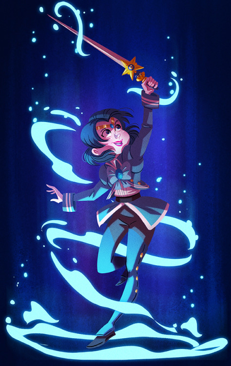 inbetwinstudio:final result of sailor mercury for the CDChallenge…hope you like it
