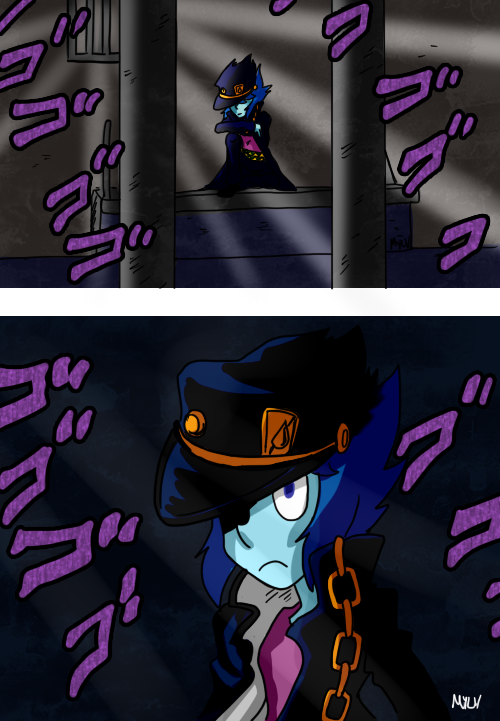 mayelv:  Oh get out of there you#No matter what universe she still makes a prisoner