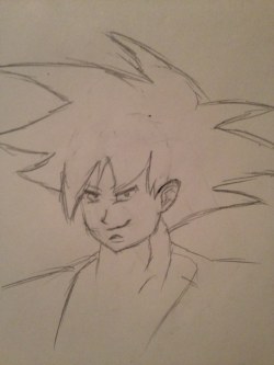 Well, Im picking up my practices with drawing. Figured only way to re-introduce myself is by doing what most people do.DRAW GOKUDRAW GOKU ALOTSo here is my first attempt in god knows how long&hellip;