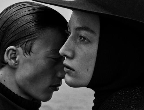 carangi:  Lou Schoof and Nils Schoof by Elizaveta Porodina Styled by Julie Pelipas  for Vogue Ukrain