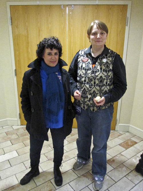 BBC Sherlock cosplays from Convergence 2014 1. Victorian femlock and me (This is a turnip, isn&rsquo