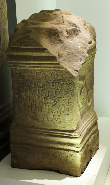 thesilicontribesman:Gravestones and Altar Stones at Vindolanda Roman Fort, near Hadrian’s Wall