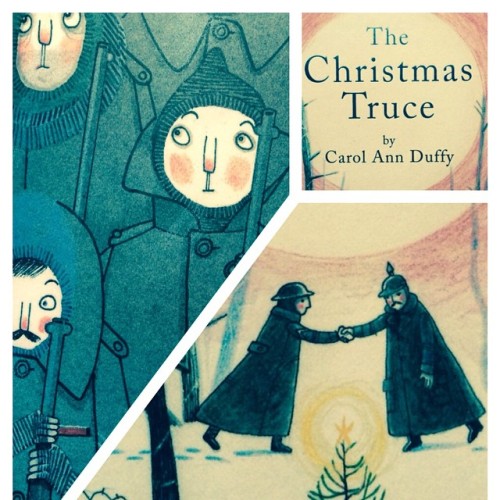 Newest arrival to David Roberts collection. Touching wartime Christmas poem by Carol Ann Duffy, naturally, beautifully illustrated.