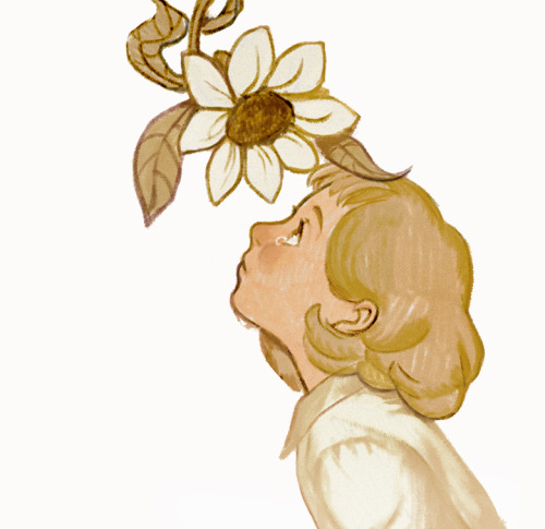 pelcron:Sunflowers and her