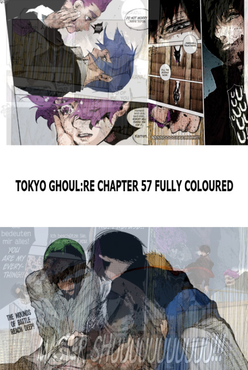 Tokyo Ghoul:RE Chapter 57 Fully Coloured, by me :d >> http://imgur.com/a/Tbn6z <<