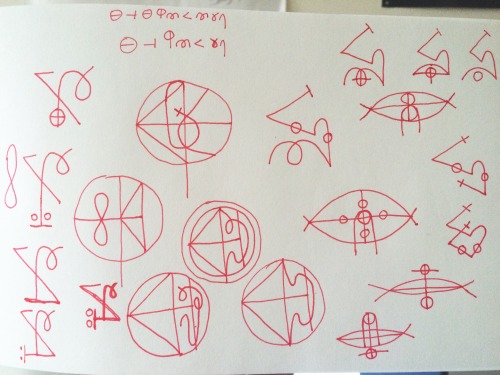 deadbirdlife: Suspicious woofs and happy woof. Those glyphs are very familiar.  Angelic script?