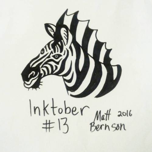 Inktober 13. Zebra!  Zebra print is my favorite. porn pictures