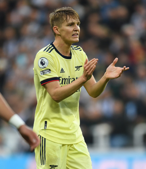 Martin Odegaard of Arsenal during the Premier League match between Newcastle United and Arsenal at S