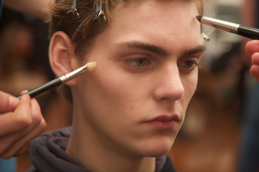 Mats van Snippenberg at Ferragamo F/W 2015 by Alfredo Piola