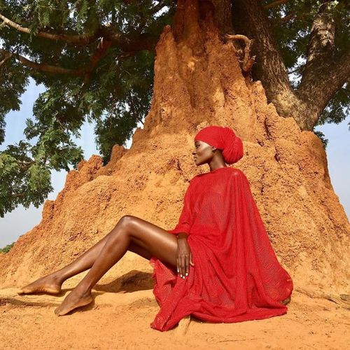 dachocolatethunder:Ghanaian model hamamat montia location northern ghana Tamale via ig hamamatafrica