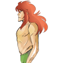 luccicute:  Was always annoyed as a teen that I couldn’t find canon pictures of a shirtless Kurama…..so here we are now….several years later. 