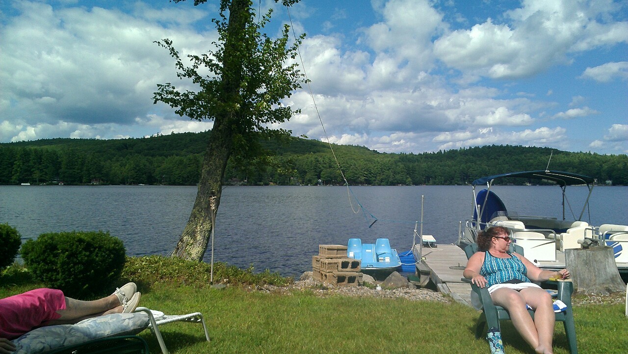 Up at the lake for the afternoon off work early great Friday