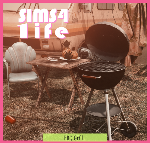 sims41ife:BBQ Grill functionalDownload Patreon exclusive :)