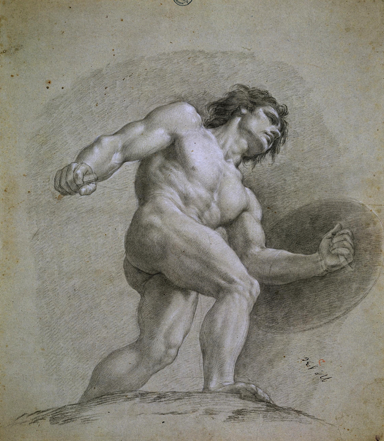   Francisco Bayeu y Subias. Aragonese 1734-1795. pencil on paper.  