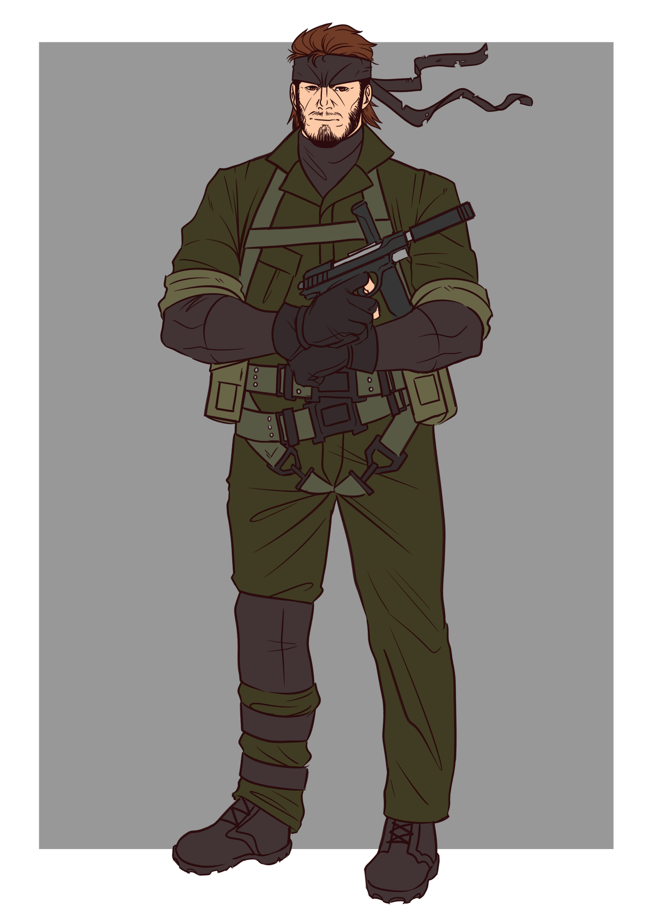 cheschirebacon:  Snake rought, at least im getting better at drawing him