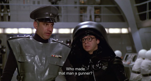 highenergyjewtrino:  fahad0029:   Spaceballs 1987     You’re welcome, friends.  I don’t think Space Balls the movie was great, but piece by piece it has some of the best comedic scenes in all of Mel Brook’s career.