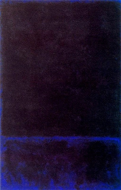 dailyrothko:Mark Rothko, Untitled, 1968, Acrylic on paper mounted on wood fiberboard panel;    99.1 