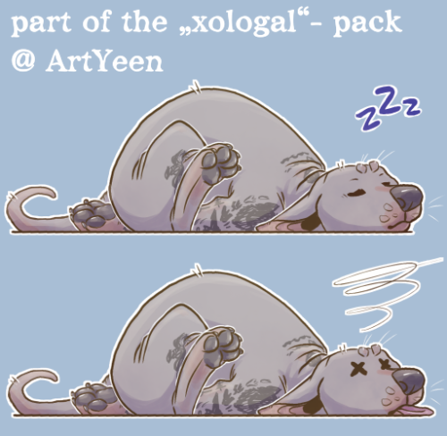Did 2 more quick stickers for my personal Telegram sticker pack. Made the first and just HAD to make