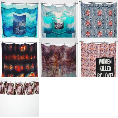 Turn on, Tune in, Drop out: A limited edition of seven unique SILK scarves is now on sale. From the 