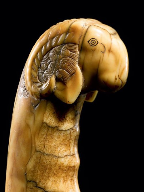 virtual-artifacts: A Mughal carved ivory-hilted dagger with ram’s head, 17th century. Estimate: £20,