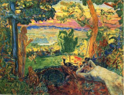 Earthly Paradise, 1920, Pierre BonnardMedium: oil,canvas