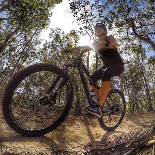 dfitzger:  by @crogtierney: @ashleetierney finally hit the trailz on her new Liv Tempt #redlandstrac