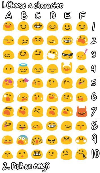 bottleshark:lottafandoms:Emoji Challenge Vr. 2.I know I got a bunch I didn’t do on the last one (SOR