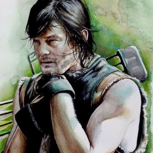 wddowntheroad:from IG art_by_marietta“art_by_marietta: #NormanReedus#НорманРидус #DarylDixon#TheWalk