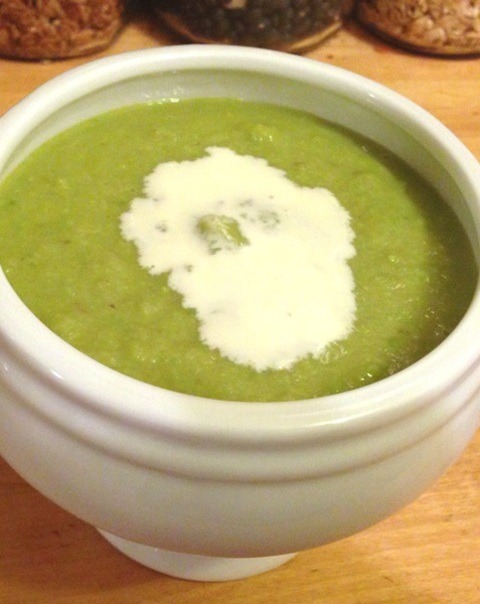 Chilly Summer Pea Soup
