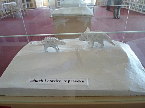 “castle Letovice in prehistoric times”*for when you dont have stuff to show in your exposition i gue