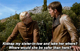 blakeilvely:Jaime listening to Brienne and doing what she says is what I live for