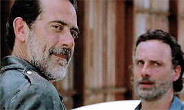 Negan Imagine Summary: Negan flirts with you repeatedly. But never asked you to be his wife, until now.
Also, thank you for 500 followers!!❤️
Warning: Swearing
Negan x Reader
“Well, hello Y/N” you could hear the smug voice of negan directly behind...