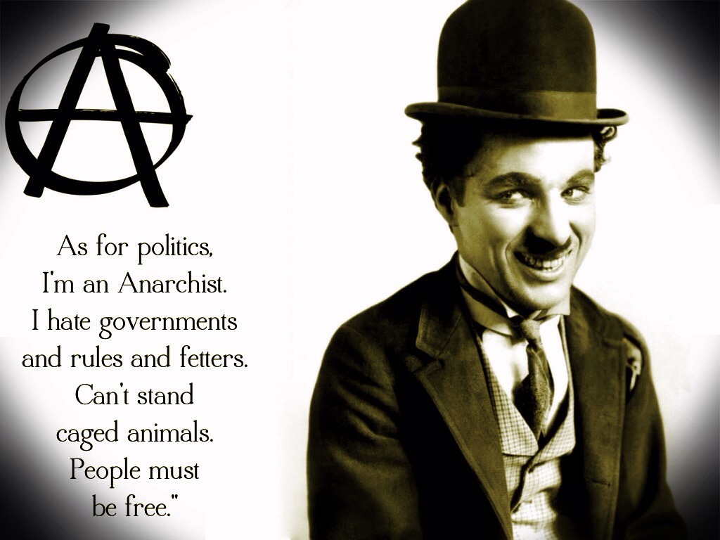 slanagusbeannacht:  Silent film star and anarchist Charlie Chaplin. 