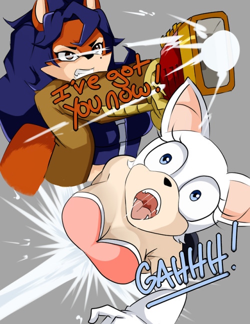 inuyuru2:  Carmelita vs Rouge pages 1-2 (Complete) and 3 (wip)Commission comic for Rexic  Looking forward to this