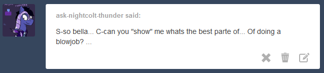 &ldquo;Oh boy- well the best part of a blow job is &hellip; the entire thing