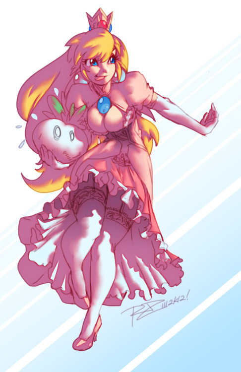 Princess Peach - Super MarioFanart by: robaato