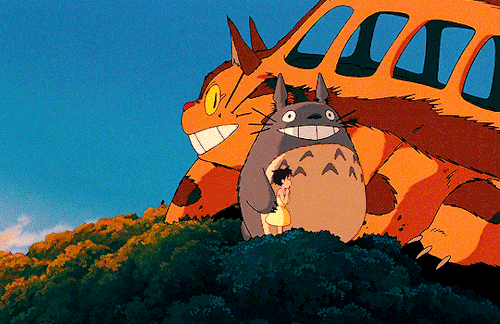 hayao-miyazakis:  The Catbus from My Neighbor Totoro |  となりのトトロ (1988), dir.  Hayao Miyazaki  