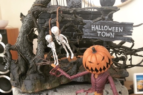On This Day One Year Ago I Posted This Miniature Halloween Town Photo I Shot Using Real Lighting, Figures