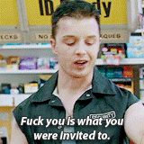 tequilalito: Mickey + quotes↳ “Fuck you, fuck you and especially fuck you!”