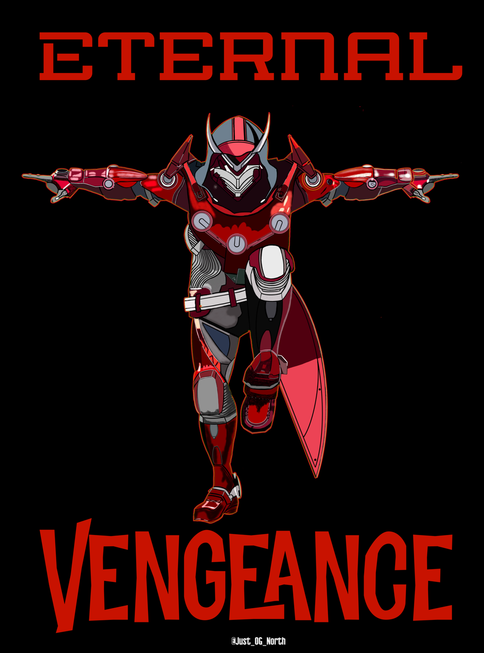Eternal Vengeance ornament set 13x19&#8221; Poster print template
