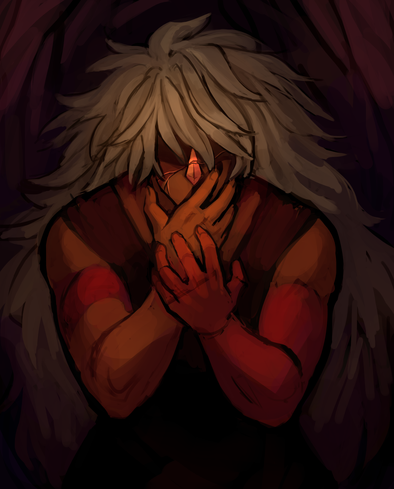 the-assgoblin:  well.. shit happens amirite her gem is totally cracked 
