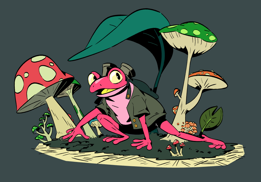 elenamanetta:  Late night Amphibia.